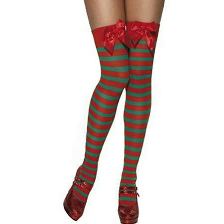 Sunisery Women Thigh High Stockings Christmas Ladies Bow Lace Over the Knee Socks 
Sunisery Women Thigh High Stockings Christmas Ladies Bow Lace Over the Knee Socks