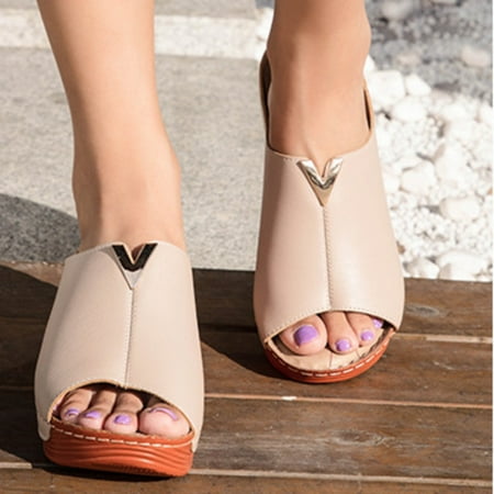 Aayomet Womens Sandals High Grade Products Ladies Fashion Casual Sandals Lady Platform Wedge Sandals Fashion Shoes A 8 
Aayomet Womens Sandals High Grade Products Ladies Fashion Casual Sandals Lady Platform Wedge Sandals Fashion Shoes A 8