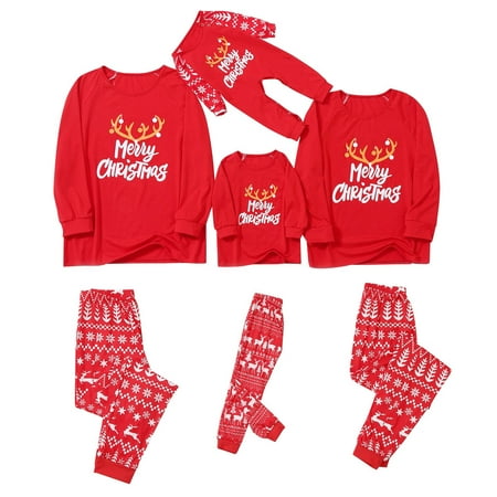 ERTUTUYI Merry Christmas Letter Deer Pajamas PJ s Family Matching Xmas Sleepwear For Baby Romper Jumpsuit Red M
ERTUTUYI Merry Christmas Letter Deer Pajamas PJ s Family Matching Xmas Sleepwear For Baby Romper Jumpsuit Red M