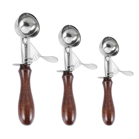 Ice Cream Scoop Set with Trigger Release -for Ice Cream freeze Yogurt Cookie Dough Rice Dishes and Vegetable PureEs
Ice Cream Scoop Set with Trigger Release -for Ice Cream freeze Yogurt Cookie Dough Rice Dishes and Vegetable PureEs