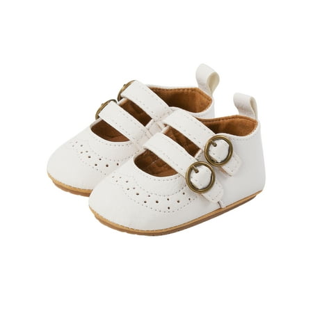 Doqcey Baby Girls Mary Jane Flats Non-Slip Princess Dress Shoes with Double Buckle Straps
Doqcey Baby Girls Mary Jane Flats Non-Slip Princess Dress Shoes with Double Buckle Straps