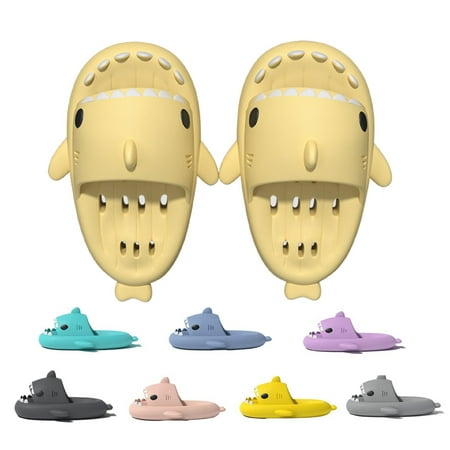 Sunisery Cute Shark Slippers for Women Men Shower Anti-Slip Novelty Open Toe Slides Lightweight Sole Sandals Beach Shoes
Sunisery Cute Shark Slippers for Women Men Shower Anti-Slip Novelty Open Toe Slides Lightweight Sole Sandals Beach Shoes