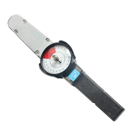 0-100n.m Dual Direction Alloy Steel Torque Wrench - Hard Dial Indicator