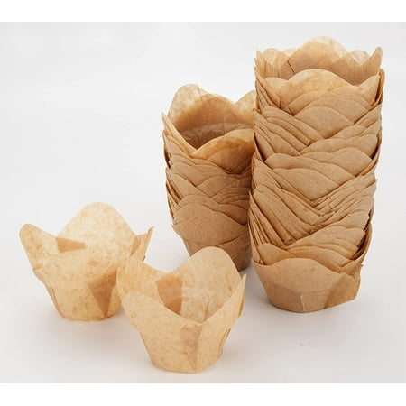 100 Pcs Tulip Parchment Baking Cup Muffin Tins Cups for Weddings Birthdays Baby Showers Natural)
100 Pcs Tulip Parchment Baking Cup Muffin Tins Cups for Weddings Birthdays Baby Showers Natural)