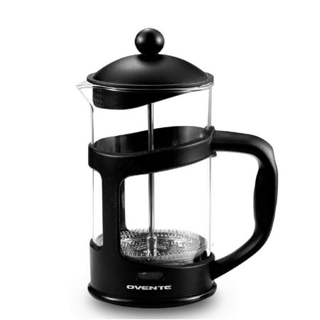 Ovente French Press 27 Ounce Coffee & Tea Maker 4 Filter System & Heat Resistant Borosilicate Glass Portable Pitcher for Camping Travel Gift Easy to Clean Carafe with Scoop BPA Free Black FPT27B
Ovente French Press 27 Ounce Coffee & Tea Maker 4 Filter System & Heat Resistant Borosilicate Glass Portable Pitcher for Camping Travel Gift Easy to Clean Carafe with Scoop BPA Free Black FPT27B