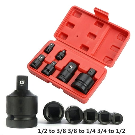 6x /4 3/8 3/4 Ratchet Socket Adapter Impact Universal Joint-Socket Set Hand Tool Conversions Socket Extension
6x /4 3/8 3/4 Ratchet Socket Adapter Impact Universal Joint-Socket Set Hand Tool Conversions Socket Extension