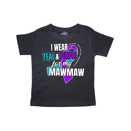 Inktastic Suicide Prevention I Wear Teal and Purple for My Mawmaw Gift Toddler Boy or Toddler Girl T-Shirt
Inktastic Suicide Prevention I Wear Teal and Purple for My Mawmaw Gift Toddler Boy or Toddler Girl T-Shirt