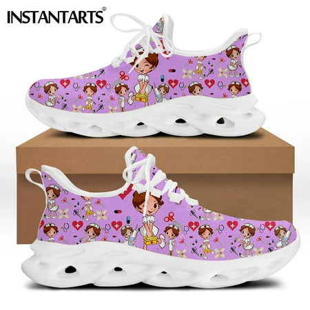 Women White Cartoon Cute Nurse Sneakers Spring Autumn Female Mesh Footwear Zapatos Light Lace-up Flats Nursing Shoes
Women White Cartoon Cute Nurse Sneakers Spring Autumn Female Mesh Footwear Zapatos Light Lace-up Flats Nursing Shoes