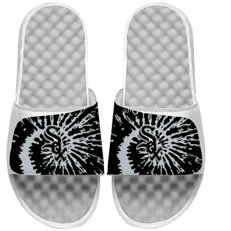 Youth ISlide White Chicago White Sox Tie Dye Slide Sandals