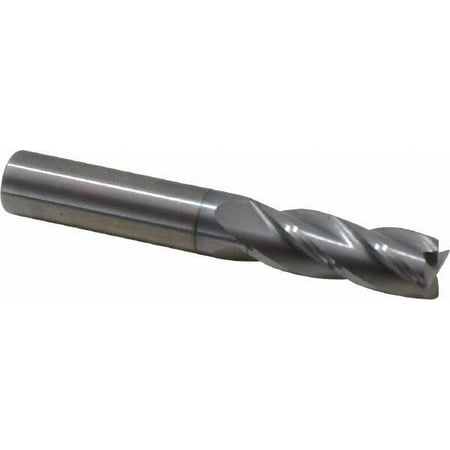 OSG 3/8 7/8 LOC 3/8 Shank Diam 2-1/2 OAL 4 Flute Solid Carbide Square End Mill Single End TiCN Finish Spiral Flute 30° Helix Centercutting Right Hand Cut Right Hand Flute Series 404
OSG 3/8 7/8 LOC 3/8 Shank Diam 2-1/2 OAL 4 Flute Solid Carbide Square End Mill Single End TiCN Finish Spiral Flute 30° Helix Centercutting Right Hand Cut Right Hand Flute Series 404
