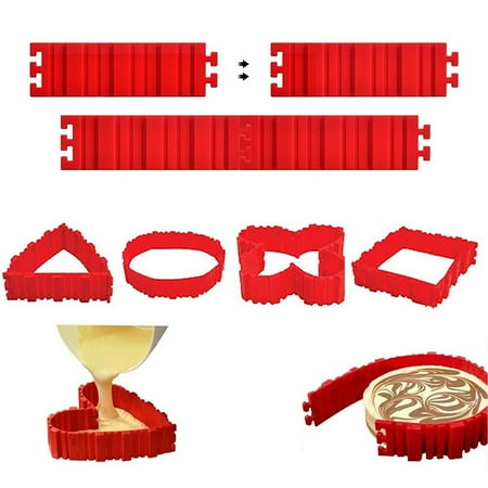 4 Pack Silicone Cake Mold Magic Bake Snakes Nonstick DIY Baking Mould Tools Design Your Cakes Any Shape
4 Pack Silicone Cake Mold Magic Bake Snakes Nonstick DIY Baking Mould Tools Design Your Cakes Any Shape