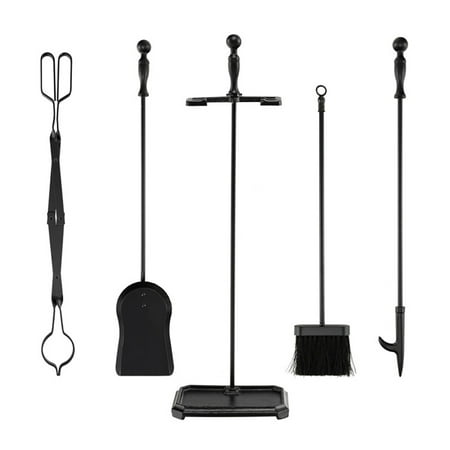 Canddidliike 5-Piece Fireplace Tool Set with Tong Brush Shovel Poker Stand-Black Fireplace Doors Flat Panel Decorative Fireplace Screen with Modern Design
Canddidliike 5-Piece Fireplace Tool Set with Tong Brush Shovel Poker Stand-Black Fireplace Doors Flat Panel Decorative Fireplace Screen with Modern Design