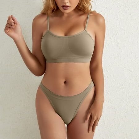 〖TOTO〗Bra Brief Sets Sling Women 2 Piece U Neck Seamless Solid Lingerie Halter High Waist Bra And Set
〖TOTO〗Bra Brief Sets Sling Women 2 Piece U Neck Seamless Solid Lingerie Halter High Waist Bra And Set
