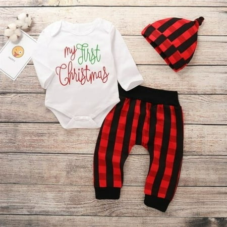 Hot Christmas Kids Baby Girls Cotton Romper Jumpsuit Hat Plaid Pants Outfit Clothes
Hot Christmas Kids Baby Girls Cotton Romper Jumpsuit Hat Plaid Pants Outfit Clothes