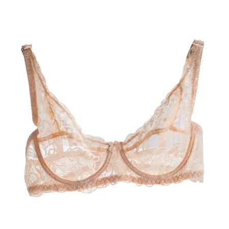 Thin Cup Full Lace Breathable Bra Women Underwear Push-up Bra Underwire Bralette Full Transparent Skin Color 34/75B
Thin Cup Full Lace Breathable Bra Women Underwear Push-up Bra Underwire Bralette Full Transparent Skin Color 34/75B