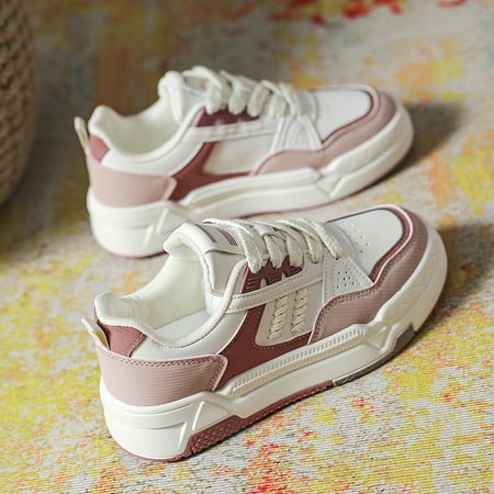Women‘s Casual Sneakers Color Block Faux Leather Low Top Lace-up Skate Shoes Women‘s Footwear
Women‘s Casual Sneakers Color Block Faux Leather Low Top Lace-up Skate Shoes Women‘s Footwear