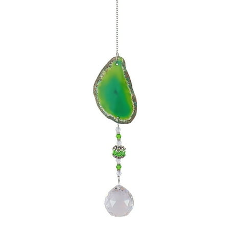 Greenred Wind Chime Exquisite Workmanship Ornamental Well Reflection Faux Crystals Prisms Suncatcher Pendant for Window Side
Greenred Wind Chime Exquisite Workmanship Ornamental Well Reflection Faux Crystals Prisms Suncatcher Pendant for Window Side