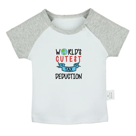 World s Cutest Tax Deduction Funny T shirt For Baby Newborn Babies T-shirts Infant Tops 0-24M Kids Graphic Tees Clothing (Short Gray Raglan T-shirt 12-18 Months)
World s Cutest Tax Deduction Funny T shirt For Baby Newborn Babies T-shirts Infant Tops 0-24M Kids Graphic Tees Clothing (Short Gray Raglan T-shirt 12-18 Months)