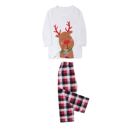 Fesfesfes Xmas PJS Boys Girls Christmas Cute Lattice Elk Print Top Pants Suit Family Parent-child Wear Kid Sale Clearance
Fesfesfes Xmas PJS Boys Girls Christmas Cute Lattice Elk Print Top Pants Suit Family Parent-child Wear Kid Sale Clearance