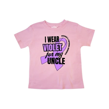 Inktastic I Wear Violet For My Uncle Hodgkins Lymphoma Awareness Gift Toddler Boy or Toddler Girl T-Shirt
Inktastic I Wear Violet For My Uncle Hodgkins Lymphoma Awareness Gift Toddler Boy or Toddler Girl T-Shirt