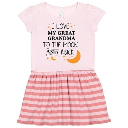 Inktastic I Love My Great Grandma To The Moon and Back Gift Toddler Girl Dress
Inktastic I Love My Great Grandma To The Moon and Back Gift Toddler Girl Dress