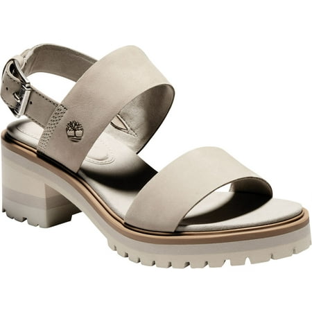Women s Timberland Violet Marsh 2 Band Sandal Light Taupe Nubuck 9.5 M