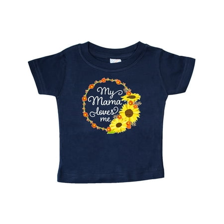 Inktastic My Mama Loves Me with Sunflower Wreath Gift Baby Boy or Baby Girl T-Shirt
Inktastic My Mama Loves Me with Sunflower Wreath Gift Baby Boy or Baby Girl T-Shirt