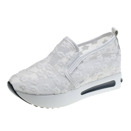 Wiueurtly Women Hollow Platform Casual Shoes Solid Color Breathable Wedge Espadrilles
Wiueurtly Women Hollow Platform Casual Shoes Solid Color Breathable Wedge Espadrilles