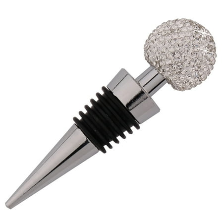 Diamonds Ball Wine Stoppers Zinc Alloy Wine Bottle Plug Beverage Stopper for Bar Party Restaurant (White)
Diamonds Ball Wine Stoppers Zinc Alloy Wine Bottle Plug Beverage Stopper for Bar Party Restaurant (White)