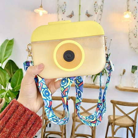 PhoneSoap Cute Camera Water Cup Personality Creative With Straw Diagonally Across Watercup Yellow
PhoneSoap Cute Camera Water Cup Personality Creative With Straw Diagonally Across Watercup Yellow