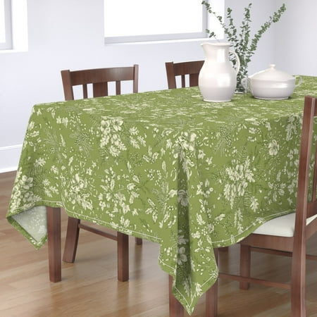 Cotton Sateen Tablecloth 90 Square - Holiday Toile Flowers Christmas Fashion Home Print Custom Table Linens by Spoonflower
Cotton Sateen Tablecloth 90 Square - Holiday Toile Flowers Christmas Fashion Home Print Custom Table Linens by Spoonflower