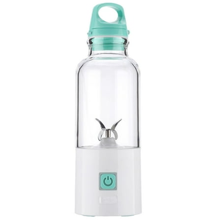 Waterproof Fruit Juicer Rechargeable Mini Juicer Electric Portable Fruits and Vegetables Stir Squeezer Cup Blue