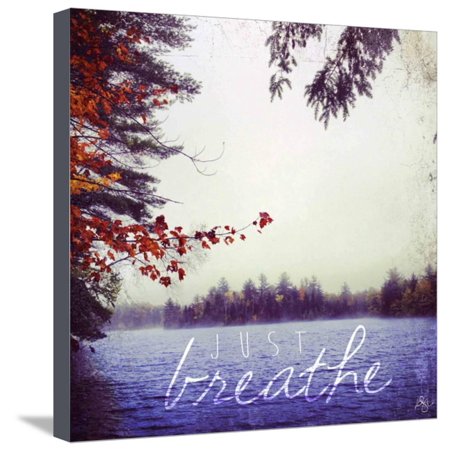 Just Breathe Stretched Canvas Print Wall Art By Kimberly Glover