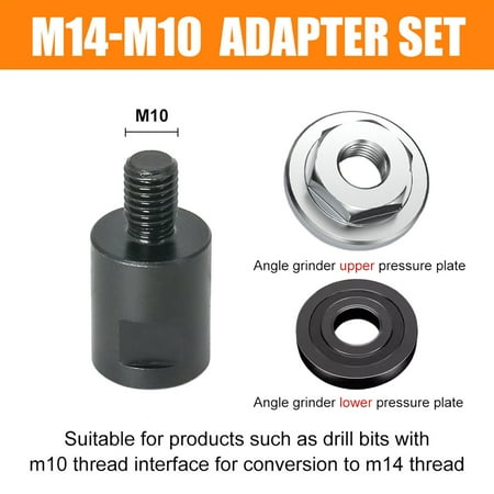 Ana Grinder Adapter Converter and Platen Set M14 M10 Angle Grinder Accessories
Ana Grinder Adapter Converter and Platen Set M14 M10 Angle Grinder Accessories