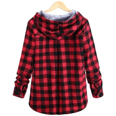 Womens Cardigan Sweaters Puffer Jacket Womens Women s Long Sleeve Plaid Hooded Cardigan Jacket Blouse Cardigan Sweaters for Women Clearance Varsity Jacket Women Red L
Womens Cardigan Sweaters Puffer Jacket Womens Women s Long Sleeve Plaid Hooded Cardigan Jacket Blouse Cardigan Sweaters for Women Clearance Varsity Jacket Women Red L