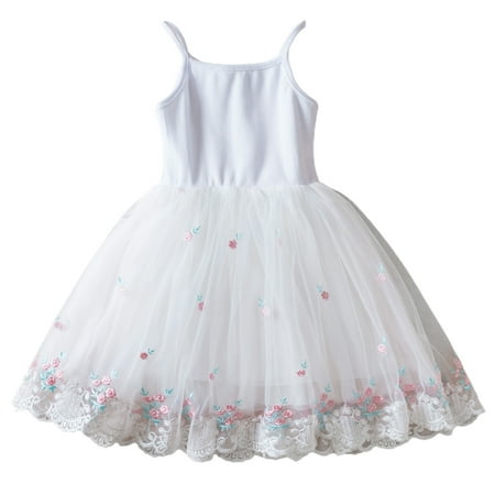 Toddler Girls Dresses Summer Sleeveless Embroidered Flowers Prints Tulle Dress Dance Party Baby Girls Clothing
Toddler Girls Dresses Summer Sleeveless Embroidered Flowers Prints Tulle Dress Dance Party Baby Girls Clothing