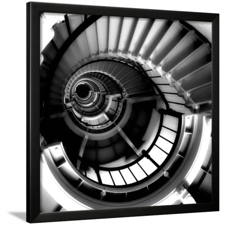 Spiral Staircase Framed Print Wall Art By Gail Peck