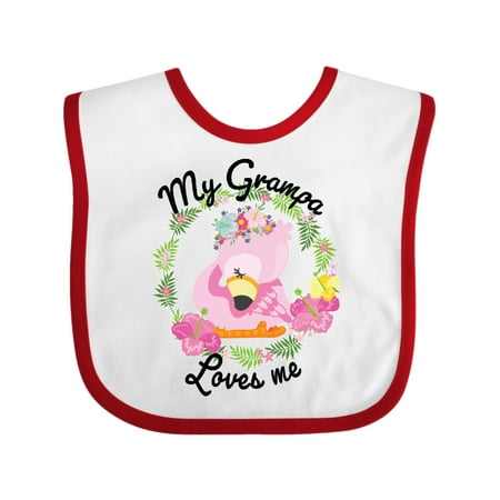 Inktastic Baby Flamingo My Grampa Loves Me with Flower Wreath Gift Baby Boy or Baby Girl Bib
Inktastic Baby Flamingo My Grampa Loves Me with Flower Wreath Gift Baby Boy or Baby Girl Bib