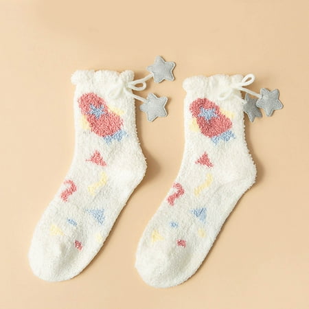 Women Winter Thickened Coral Fleece Socks Nonslip Floor Socks Stockings Nylon Stockings
Women Winter Thickened Coral Fleece Socks Nonslip Floor Socks Stockings Nylon Stockings