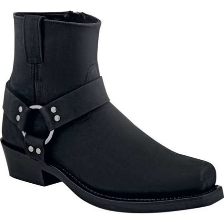 Old West Men s 7 Inch Square Toe Harness Boots