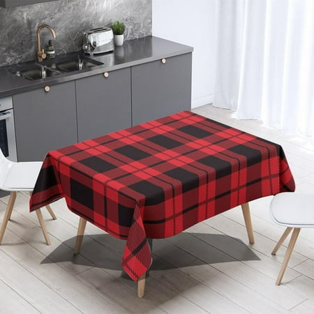 Autmor Christmas Rectangle Red Plaid Tablecloth Checkered Water Stain Resistant Table Cover Washable Polyester Table Cloths for Xmas Dinner/Party Decoration/Holiday
Autmor Christmas Rectangle Red Plaid Tablecloth Checkered Water Stain Resistant Table Cover Washable Polyester Table Cloths for Xmas Dinner/Party Decoration/Holiday