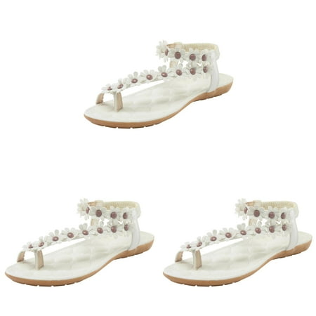 DBYLXMN Women Flat Floral Flip Flops Boho Sandals Casual Shoes 2PCS Women Sandals Wide Width 8
DBYLXMN Women Flat Floral Flip Flops Boho Sandals Casual Shoes 2PCS Women Sandals Wide Width 8