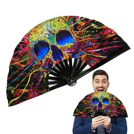 Julam Rainbow Fan Rainbow Folding Fan Bamboo Holding Hand Fan Large Folding Fan with Bright Color Chinese Kung Fu Folding Fan for Festival Party Procession friendly
Julam Rainbow Fan Rainbow Folding Fan Bamboo Holding Hand Fan Large Folding Fan with Bright Color Chinese Kung Fu Folding Fan for Festival Party Procession friendly