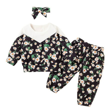 XINSHIDE Toddler Infant Baby Girls Patchwork Floral Top+Pants+Headband Outfits Set Baby Girl Clothes
XINSHIDE Toddler Infant Baby Girls Patchwork Floral Top+Pants+Headband Outfits Set Baby Girl Clothes