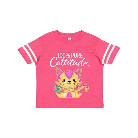 Inktastic Cute Cat with Flower-100 Percent Pure Cattitude Gift Toddler Boy or Toddler Girl T-Shirt
Inktastic Cute Cat with Flower-100 Percent Pure Cattitude Gift Toddler Boy or Toddler Girl T-Shirt