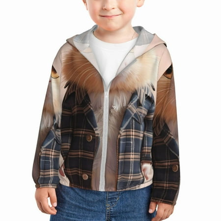 Lukts Cute Mouse In Glasses Print Children s Long-Sleeved Sun Protection Clothing Hooded Sweatshirts for Boys and Girls Outdoor Sports-2 Years
Lukts Cute Mouse In Glasses Print Children s Long-Sleeved Sun Protection Clothing Hooded Sweatshirts for Boys and Girls Outdoor Sports-2 Years