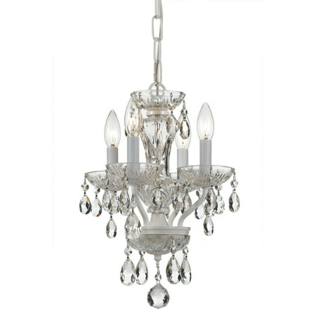 Crystorama 5534-WW-CL-SAQ Traditional crystal Mini Chandeliers 11in Wet White
Crystorama 5534-WW-CL-SAQ Traditional crystal Mini Chandeliers 11in Wet White