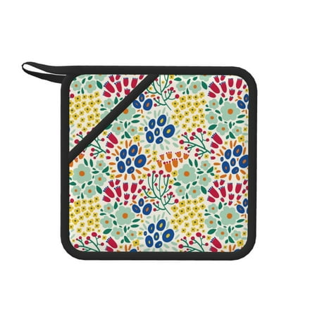 1 PCS Pot Holders for Kitchen - Heat Resistant Silicone Pot Holders with Hanging Loop Cartoon flowers B Non Slip Oven Hot Pads Potholders for Decor Baking Cooking Kitchen
1 PCS Pot Holders for Kitchen - Heat Resistant Silicone Pot Holders with Hanging Loop Cartoon flowers B Non Slip Oven Hot Pads Potholders for Decor Baking Cooking Kitchen
