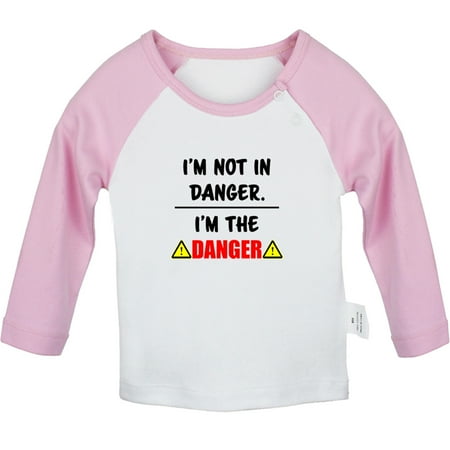 I m Not In Danger I m The Danger Funny T shirt For Baby Newborn Babies T-shirts Infant Tops 0-24M Kids Graphic Tees Clothing (Long Pink Raglan T-shirt 12-18 Months)
I m Not In Danger I m The Danger Funny T shirt For Baby Newborn Babies T-shirts Infant Tops 0-24M Kids Graphic Tees Clothing (Long Pink Raglan T-shirt 12-18 Months)
