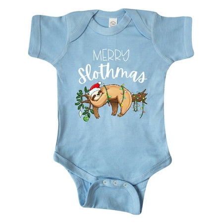 Inktastic Merry Slothmas Cute Christmas Sloth in Hat with Lights Gift Baby Boy or Baby Girl Bodysuit
Inktastic Merry Slothmas Cute Christmas Sloth in Hat with Lights Gift Baby Boy or Baby Girl Bodysuit